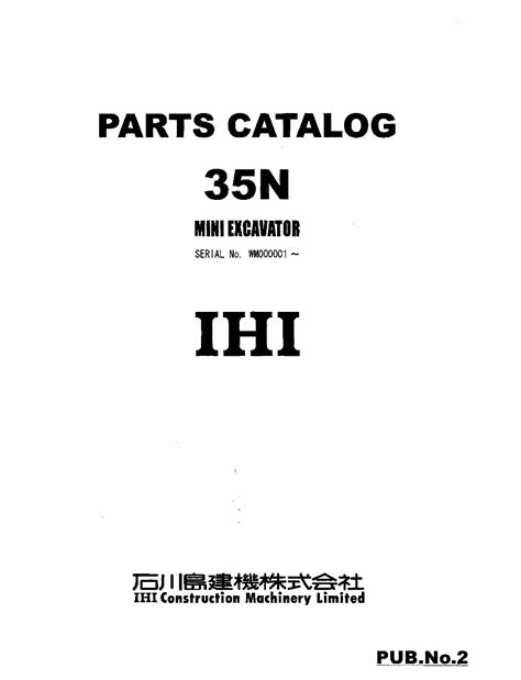 ihi 35n mini excavator specs|ihi 35n parts manual free.